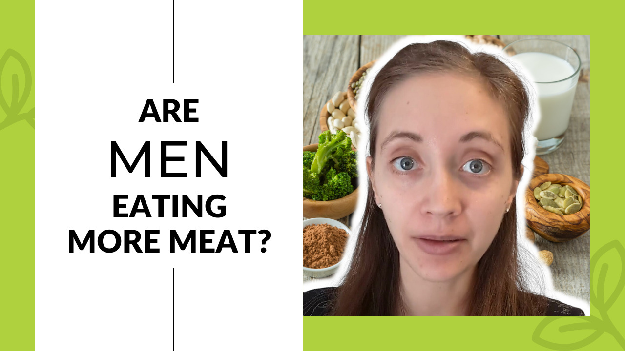Are men eating more meat?