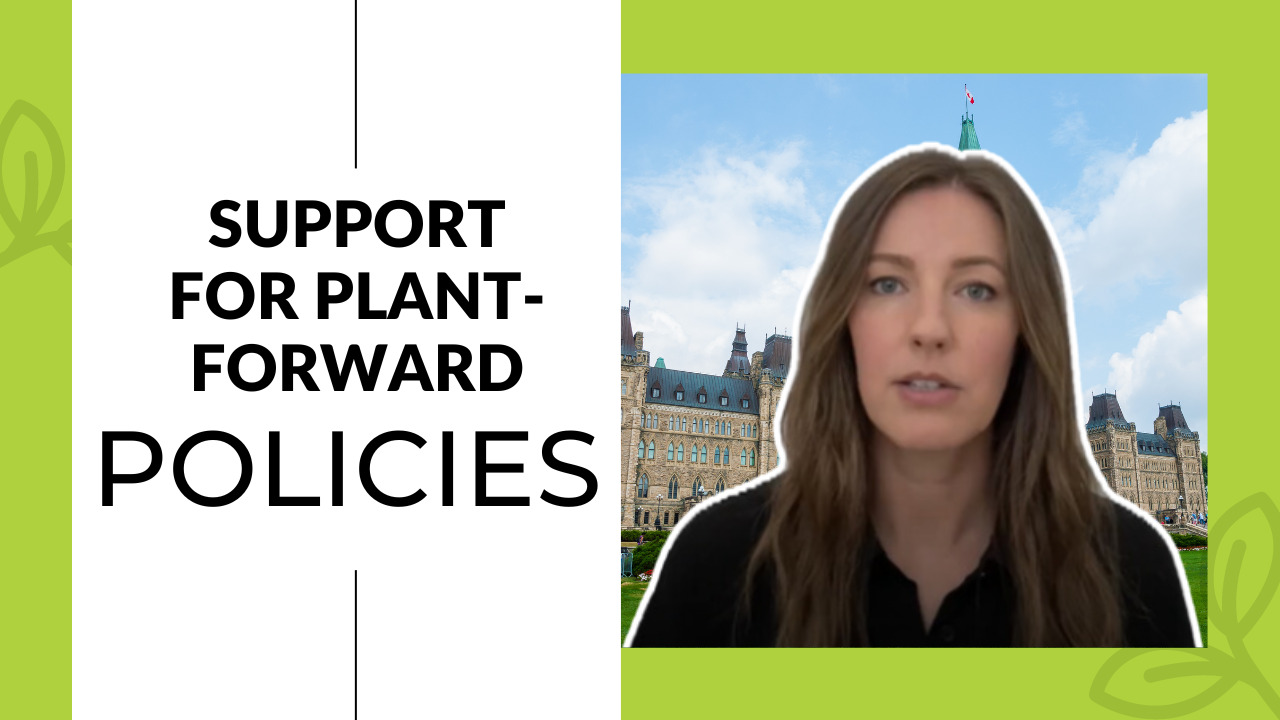 How to advocate for plant-forward government policies