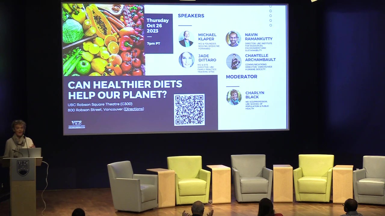 Can healthier diets help our planet? (Live presentation at UBC Robson)